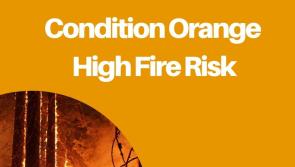 Status Orange high-level fire warning for Leitrim issued until Monday 