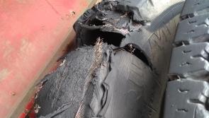 The gardai are 'wheelie' keen to get all motorists to check the condition of their tyres!