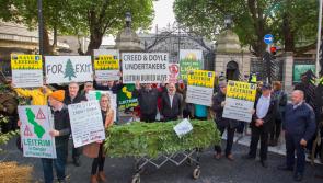Save Leitrim bring demonstration to D&aacute;il &Eacute;ireann