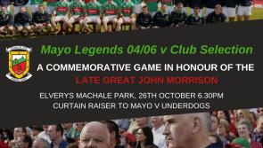 Memorial game for former Leitrim coach John Morrison as part of TG4 Underdogs event