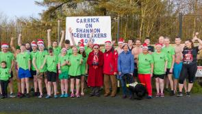 Carrick-on-Shannon Icebreakers Christmas Day swim