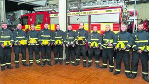 Micheal retires from Carrick-on-Shannon Fire Service after 24 years