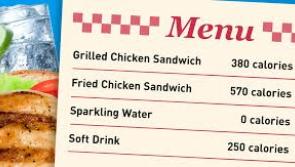 Restaurants association hits back at proposed calories on menus legislation