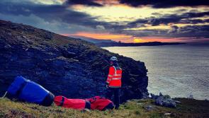 Relief as Donegal Coast Guard crew rescue dog that fell from cliff edge 