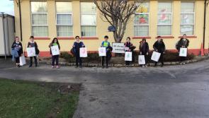 Dangan NS pupils lending  support to their local community 