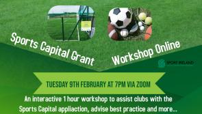 Sports Capital Grants Workshop for Leitrim groups - online on February 9