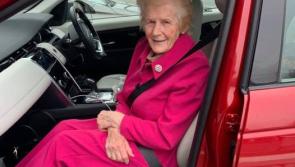 Queen of ploughing Anna May receives Covid vaccination