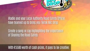 Help Leitrim County Council  to deliver a positive road safety message with iRadio's TikTok Mic Drop  
