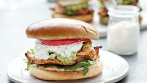 Chicken Fillet Sandwich with Avocado, Mint and Garlic Yogurt Dressing