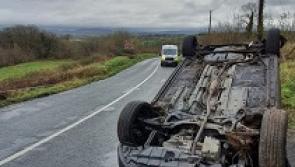 Lucky escape following car crash in Leitrim