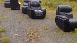 Disgraceful dumping of armchairs near Carrick-on-Shannon