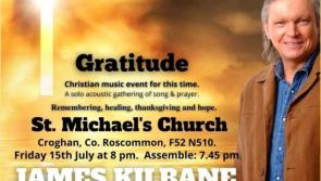 James Kilbane in concert in Croghan church
