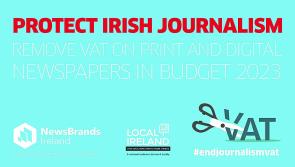 Leitrim TD calls for support  of newspapers – drop the VAT rate to 0%