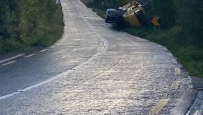 Update: Road closed on N16 close to Glencar