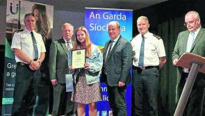 Garda Divisional Youth Award for Leitrim student