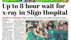 Up to 8 hour wait for x-ray in Sligo Hospital