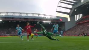WATCH: Ireland and Southampton's Gavin Bazunu wins award for stunning save against Liverpool