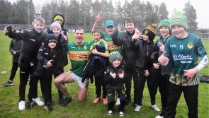 Leitrim fans celebrate vital victory over Laois in the rain - GALLERY