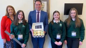 Drumshanbo VS students visit Leinster House to demonstrate their ‘Grasper’ product