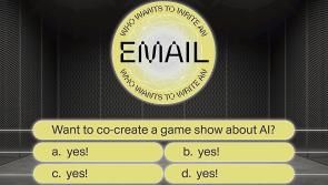 Co-create a game show about AI with an artist and researcher in  free workshop at The Dock in carrick-on-Shannon