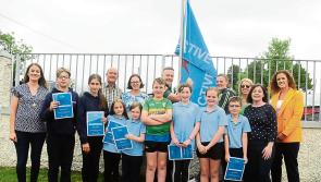 Kilnagross NS raises its first Active School Flag