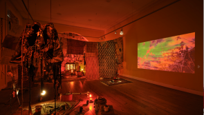 Artist talk with Richard Proffitt and Pádraic E. Moore at The Dock 
