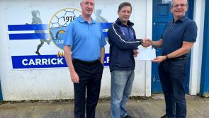 Carrick Town donate €10,000 to kickstart SRC Fundraising Campaign