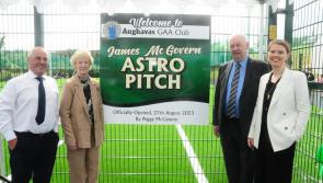 Aughavas celebrate opening of James McGovern Astro Pitch - GALLERY