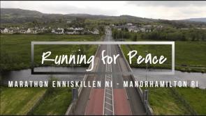 UISCE Volunteer from Run Greenway Marathon for Peace 