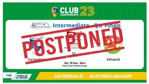 Carrigallen v Kiltubrid Smith Monumentals IFC Quarter-Final postponed due to bereavement