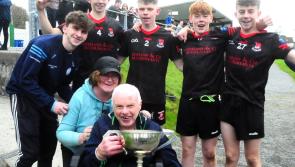 Allen Gaels Fenagh St Caillins celebrate victory in Newtowngore Engineering U17 Division 1 Final - GALLERY
