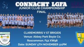 St Brigid's to face Claremorris in Boyle next Sunday in Connacht LGFA Junior Club Final