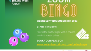 Ireland West Airport to host Online Charity Bingo Night 