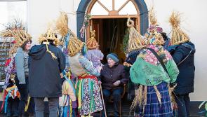 Leitrim Mummers paid a visit to Drumsna this week