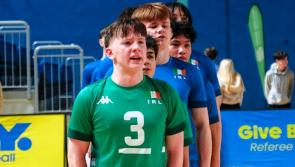Leitrim's Ruairi Grier helps Ireland to historic first ever International underage volleyball medal