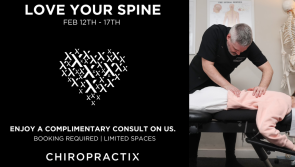 CHIROPRACTIX to offer complimentary consults in Carrick-on-Shannon as part of Love Your Spine event 