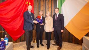 Chinese Ambassador urges Leitrim’s Shed Distillery to escalate Gunpowder Gin production as brand launches in China