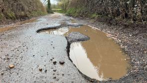 There are "potholes as big as a car"