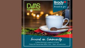 Leitrim’s Brady Insurance to host coffee morning in aid of DVAS on December 6