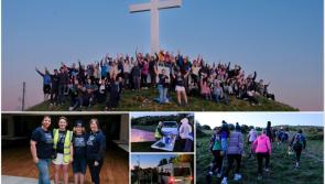 PICTURES: Large Leitrim group in dawn climb at Sheemore in ‘Rise Up for Stop’