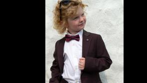 Six-year-old Fleadh sensation Séamie Séan picks up his dream suit in Leitrim