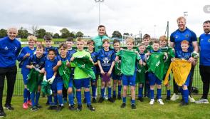 WATCH: Young Leitrim soccer players enjoy VIP trip to meet Irish soccer stars