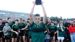 Rinn Gaels celebrate victory in North West Tool Hire U15 FC Div 2 Final after battle with Mac Cumhaills - GALLERY