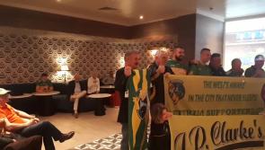 Watch | The green and gold Leitrim army have landed in Croke Park