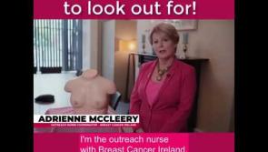 WATCH: Breast Cancer Ireland nurse goes through the eight signs and symptoms of breast cancer 