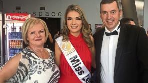 Órla represents Leitrim at Miss Ireland finals