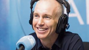 Ray D'Arcy  in Drumshanbo this afternoon