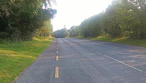 Difficulty in distinguishing road edge in Carrigallen