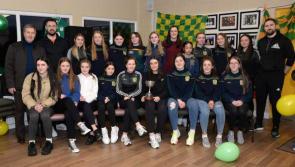 Dublin star Hannah Tyrell presents medals to Ballinamore Sean O'Heslins Ladies underage teams - GALLERY