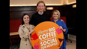 Domhnall Gleeson launches Bewley’s Coffee Morning Social for Hospice